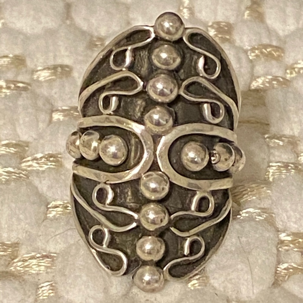 Artist Lorena Nez sterling silver ring